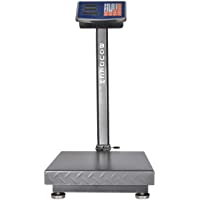 Los mejores  - Balanza bascula digital de 300 Kg A Plataforma Pantalla electrónica Lcd Pantalla digital industrial retroiluminada